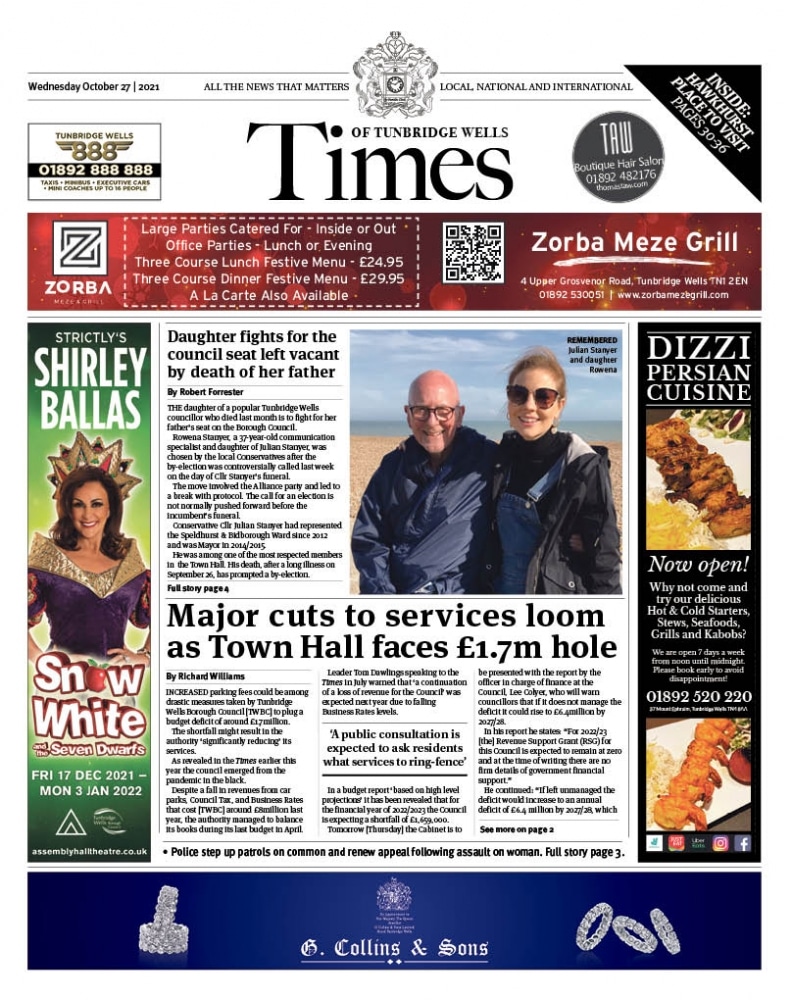 Read the Times of Tunbridge Wells 27th October 2021